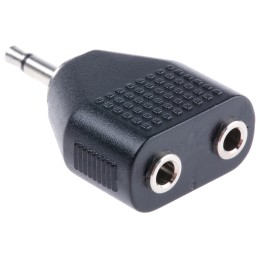 1 pcs - RS PRO Adapter, Female 3.5 mm Mono to Male 3.5mm Audio Jack