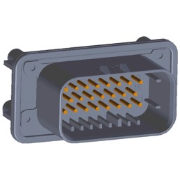 1 pcs - TE Connectivity, AMPSEAL Automotive Connector Plug 23 Way, Solder Termination