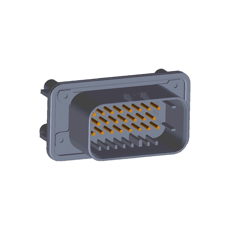 1 pcs - TE Connectivity, AMPSEAL Automotive Connector Plug 23 Way, Solder Termination