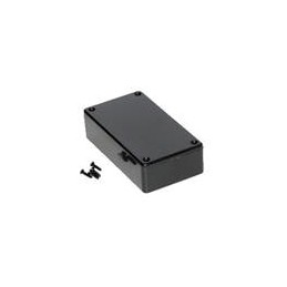 1 pcs : 1591BSBK - Enclosures, Boxes & Cases ABS, Economical Type 4.4x2.4x1.1' Black
