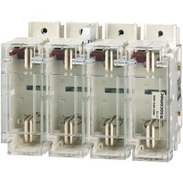 3 pcs - Socomec 630A Base Mount Fuse Holder for 3 Fuse, 690V