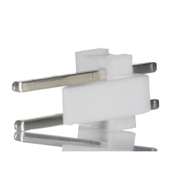 10 pcs - Molex 41791 Series Straight Through Hole Pin Header, 2 Contact(s), 3.96mm Pitch, 1 Row(s), Unshrouded