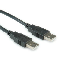 1 pcs - Roline USB 2.0 Cable, Male USB A to Male USB A Cable, 3m