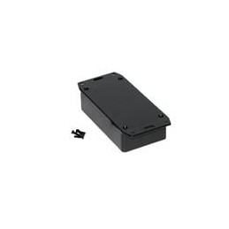 1 pcs : 1591BSFLBK - Enclosures, Boxes & Cases ABS w/Flanged Lid 4.4x2.4x1.1' Black