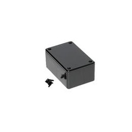1 pcs : 1591LSBK - Enclosures, Boxes & Cases ABS, Economical Type 3.3x2.2x1.4' Black