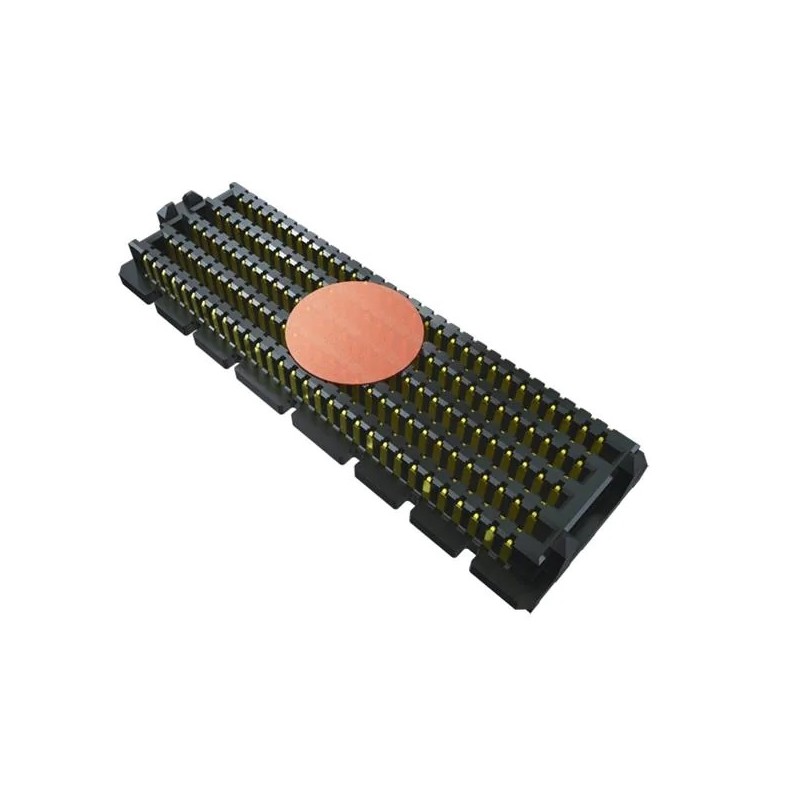 125 pcs - Samtec SEAM Series Vertical PCB Header, 20 Contact(s), 1.27mm Pitch, 2 Row(s), Shrouded