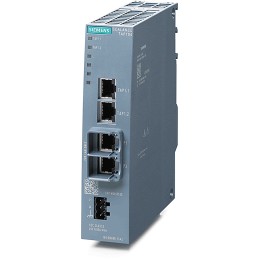 1 pcs - Siemens DIN Rail, Wall Access controller, 2 RJ45 Ports, 10/100Mbit/s Transmission, 24V dc