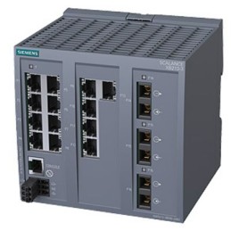1 pcs - Siemens DIN Rail Mount Ethernet Switch, 13 RJ45 Ports, 10/100Mbit/s Transmission, 24V dc