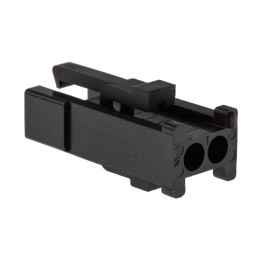 10 pcs - ITT Cannon, Trident Male Connector Housing, 5.08mm Pitch, 2 Way, 1 Row