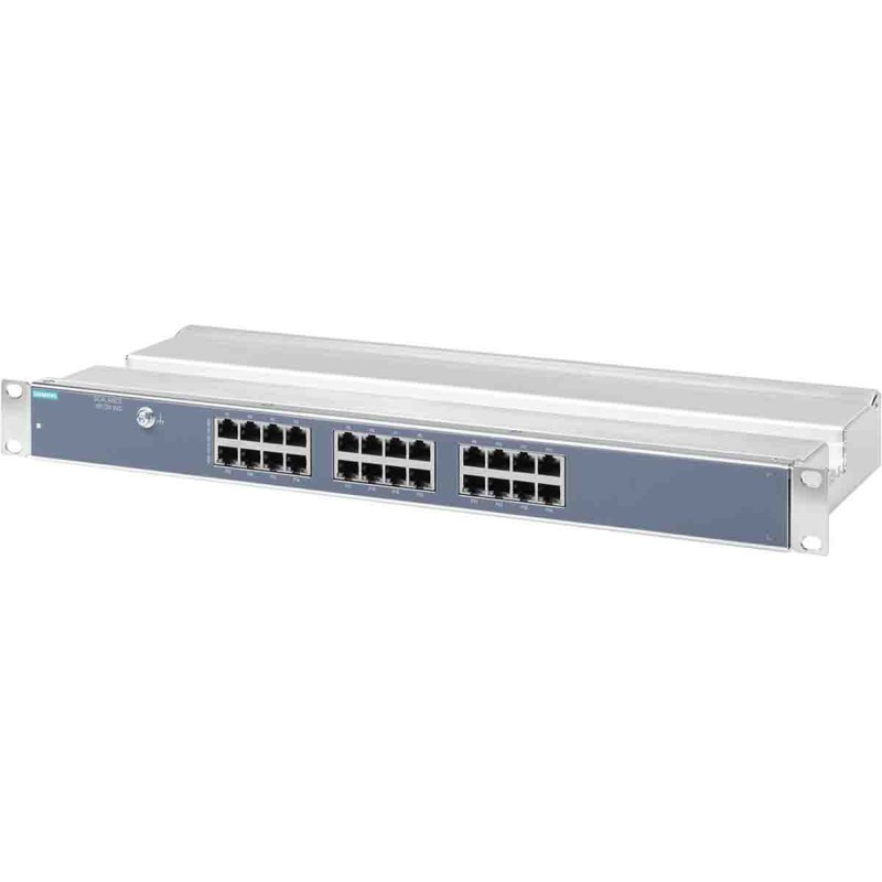 1 pcs - Siemens Ethernet Switch, 24 RJ45 Ports, 10/100Mbit/s Transmission, 240V ac