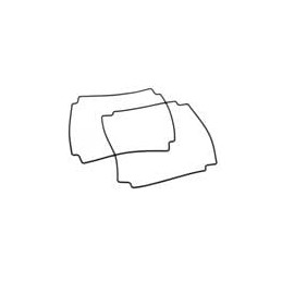 1 pcs : 1554RGASKET - Enclosures, Boxes & Cases 1554R GASKET - 2 pack