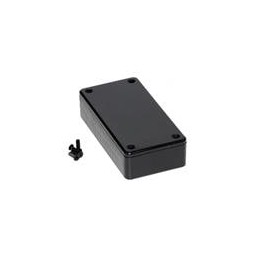 1 pcs : 1591ABK - Enclosures, Boxes & Cases Flame Retardant ABS 0.8x2x3.9' Black