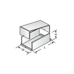 1 pcs : 00Z-PTD - Enclosures, Boxes & Cases BOX INTERLOCK PAINT