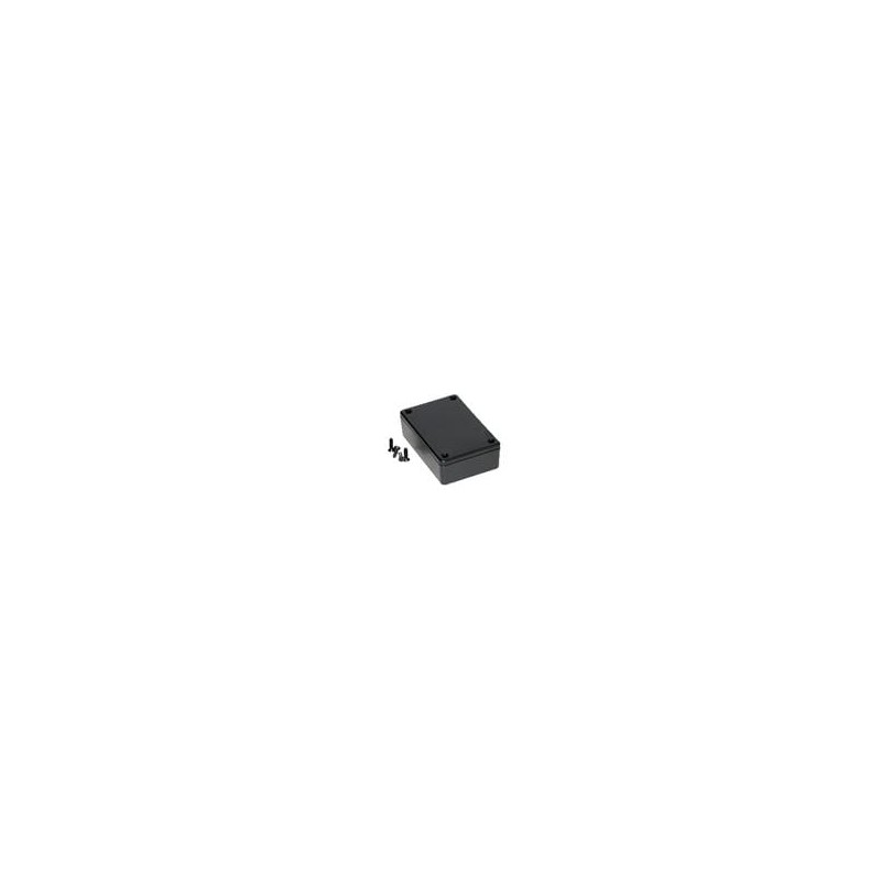 1 pcs : 1591XXMBK - Enclosures, Boxes & Cases Flame Retardant ABS 3.3x2.2x0.9' Black
