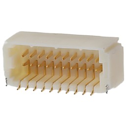 1250 pcs - JST SHD Series Right Angle Surface Mount PCB Header, 20 Contact(s), 1.0mm Pitch, Shrouded