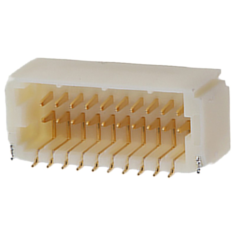 1250 pcs - JST SHD Series Right Angle Surface Mount PCB Header, 20 Contact(s), 1.0mm Pitch, Shrouded