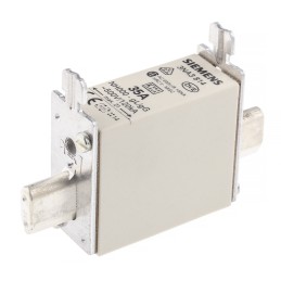 3 pcs - Siemens 35A NH Fuse, NH000, 500V ac
