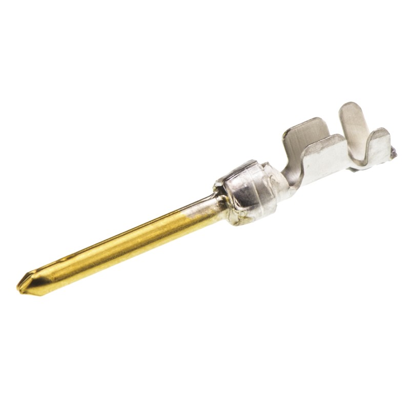 12500 pcs - TE Connectivity, AMPLIMITE HDP-20 Series, size 20 Male Crimp D-sub Connector Contact, Gold, Nickel, Tin Pin, 24
