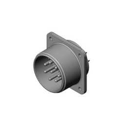 1 pcs - JAE, N/MS Series 8 Way Panel Mount Circular Connectors Plug, Socket Contacts,Shell Size 22, Threaded, MIL-DTL-5015