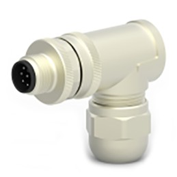 1 pcs - TE Connectivity Circular Connector, 8 Contacts, Cable Mount, M12 Connector, Socket, Male, IP67, T411 Series