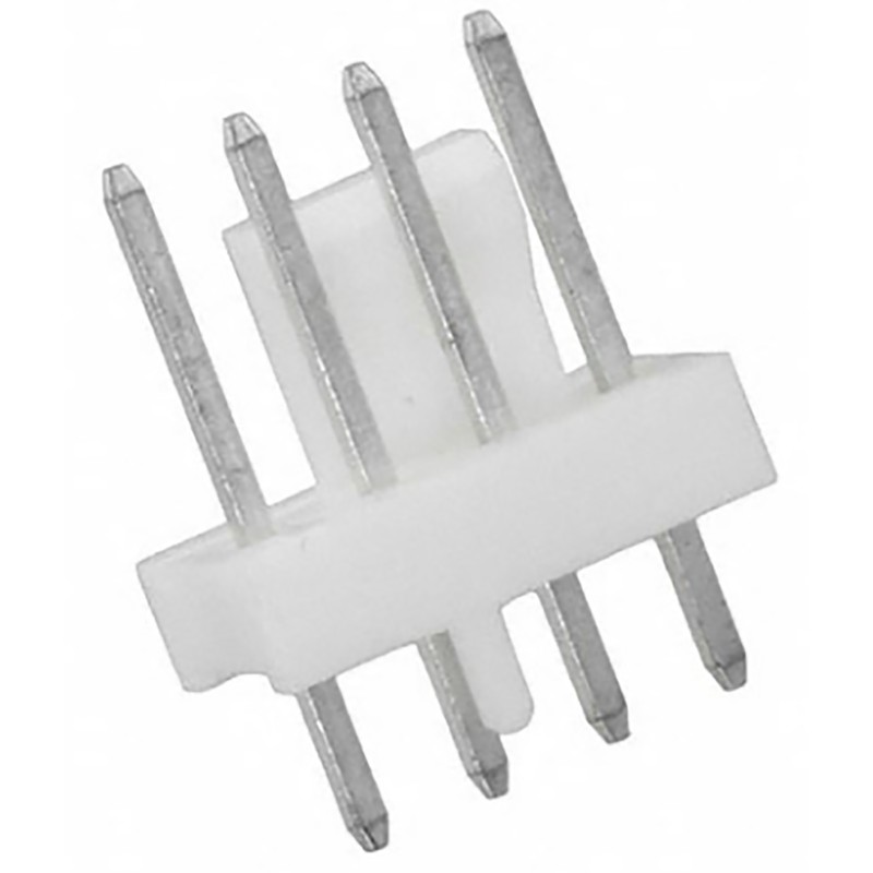 10 pcs - Molex KK 254 Series Straight Through Hole Pin Header, 4 Contact(s), 2.54mm Pitch, 1 Row(s), Unshrouded