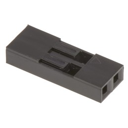 10 pcs - HARWIN, M20-10 Female Connector Housing, 2.54mm Pitch, 2 Way, 1 Row