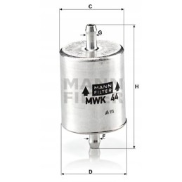 Mann filter mwk44 fuel filter