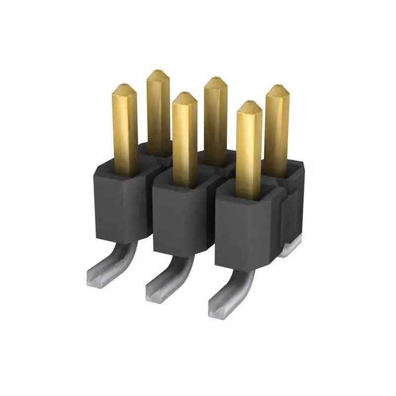 150 pcs - Samtec TSM Series Vertical Surface Mount Pin Header, 6 Contact(s), 2.54mm Pitch, 2 Row(s), Unshrouded