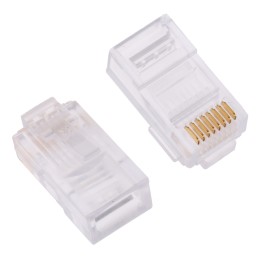 10 pcs - Bel-Stewart 940-SP Series Male RJ45 Connector, Cable Mount