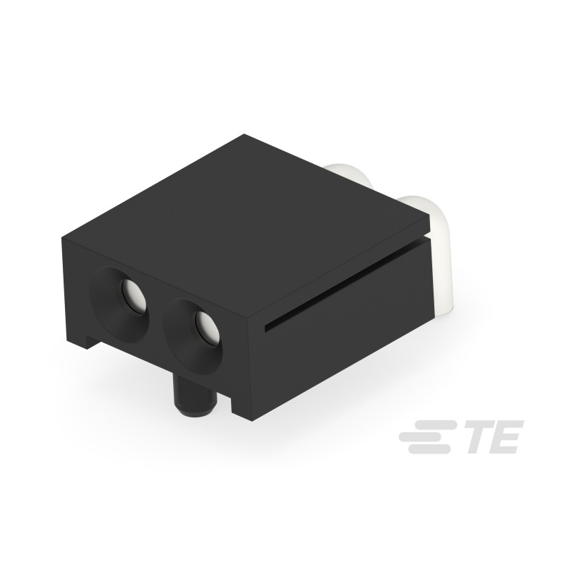 150 pcs - TE Connectivity, ICCON 6mm Pitch Power Backplane Power Connector, Socket, Right Angle, 2 Column, 1 Row, 2 Way, 2367