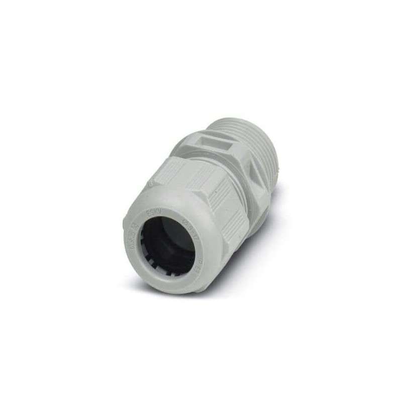 5 pcs - Phoenix Contact 1424 Series Light Grey Polyamide Cable Gland, M20 Thread, 13mm Min, 6mm Max, IP68