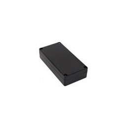 1 pcs : 1551WYBK - Enclosures, Boxes & Cases 50x100x24mm PC W/GASK BK
