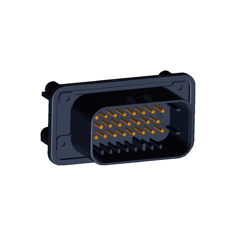 1 pcs - TE Connectivity, AMPSEAL Automotive Connector Plug 23 Way, Solder Termination