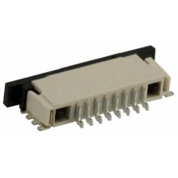 1500 pcs - TE Connectivity, FPC 1mm Pitch 8 Way Right Angle Female FPC Connector, ZIF Top Contact