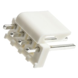 10 pcs - Molex KK 396 Series Straight Through Hole Pin Header, 4 Contact(s), 3.96mm Pitch, 1 Row(s), Unshrouded