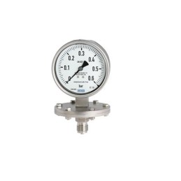 1 pcs - WIKA G 1/2 Analogue Pressure Gauge 0.016bar Bottom Entry, 9486160, 0bar min., 432.50