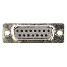1 pcs - HARTING D-Sub Standard 15 Way Right Angle Cable Mount D-sub Connector Socket, 2.77mm Pitch