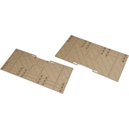 10 pcs - RS PRO Partition Plate for Use with DIN Rail Terminal Blocks