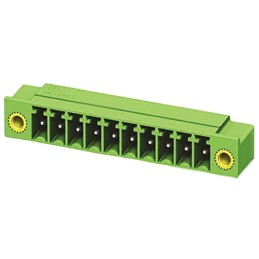 10 pcs - Phoenix Contact 3.81mm Pitch 2 Way Right Angle Pluggable Terminal Block, Header, Through Hole, Solder Termination