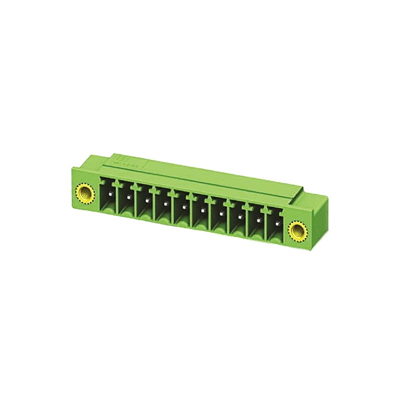 10 pcs - Phoenix Contact 3.81mm Pitch 2 Way Right Angle Pluggable Terminal Block, Header, Through Hole, Solder Termination