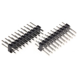 10 pcs - HARWIN M20 Series Straight Through Hole Pin Header, 20 Contact(s), 2.54mm Pitch, 2 Row(s), Unshrouded