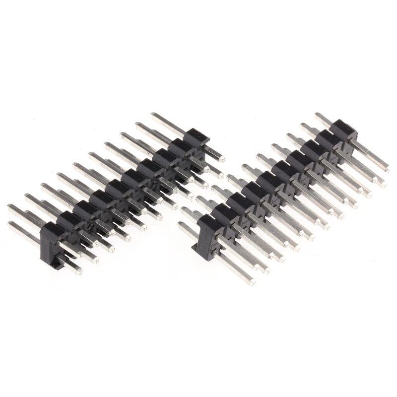 10 pcs - HARWIN M20 Series Straight Through Hole Pin Header, 20 Contact(s), 2.54mm Pitch, 2 Row(s), Unshrouded