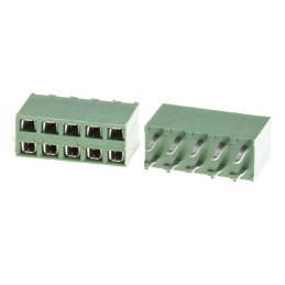 10 pcs - TE Connectivity AMPMODU HV100 Series Straight Through Hole Mount PCB Socket, 10-Contact, 2-Row, 2.54mm Pitch, Solder