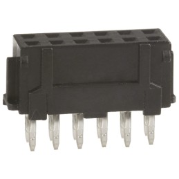 10 pcs - Hirose DF11 Series Straight Through Hole Mount PCB Socket, 12-Contact, 2-Row, 2.0mm Pitch, Solder Termination