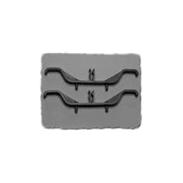 1 pcs : M795 - Enclosures, Boxes & Cases Plastic Cord Wrap Pack 2, Grey