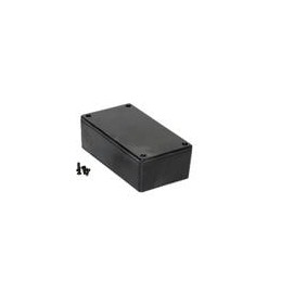 1 pcs : 1591XXCBK - Enclosures, Boxes & Cases Flame Retardant ABS 4.7x2.6x1.4' Black