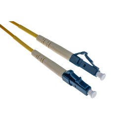 1 pcs - RS PRO LC to LC Simplex Single Mode OS1 Fibre Optic Cable, 9/125μm, Yellow, 1m