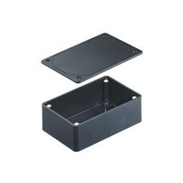 1 pcs : CUR-3281 - Enclosures, Boxes & Cases Utilibox Style A Plastic Utility Box with Recessed Cover (4.6 X 3.1 X 1.9 In)