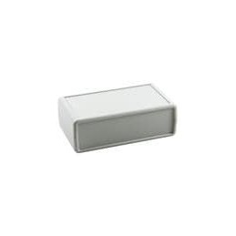 1 pcs : BOX1-P14-GY - Enclosures, Boxes & Cases Grey Plastic Box for Size 1 PCBs (up to 2), Removable end panels, Screws include