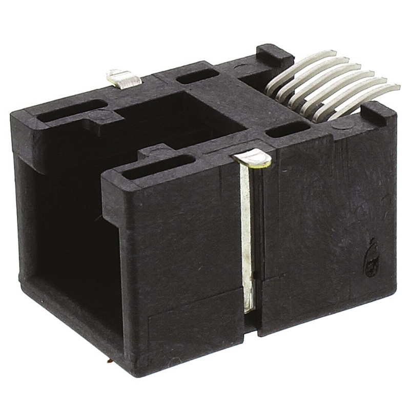 165 pcs - Molex 85502 Series Female RJ12 Connector, Surface Mount, Cat3, UTP Shield